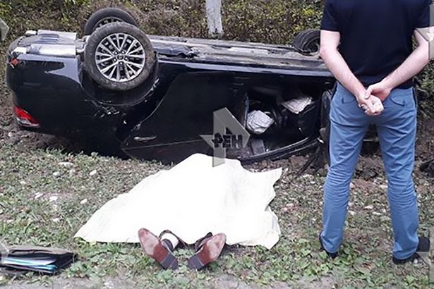 ?Kondisi mayat Magomed Askhabov sebelum dievakuasi. foto: mirror.co.uk