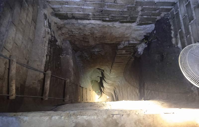 Kondisi sumur yang digali korban dengan kedalaman diperkirakan 12-15 meter.