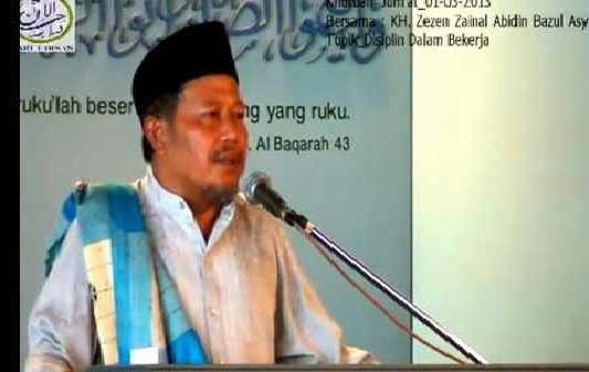 KH Zainal Abidin. foto: youtube