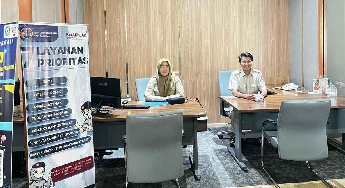 Pelayanan Kantah Kabupaten Pasuruan di MPP.