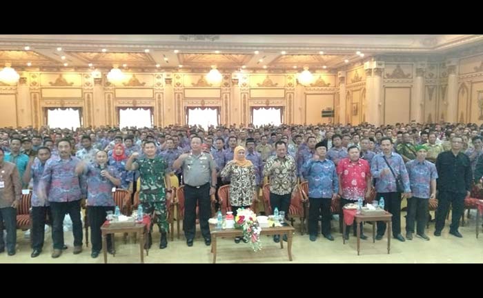 Gubernur Khofifah: Perangkat Desa Jadi Ujung Tombak Kesuksesan Pemilu 2019