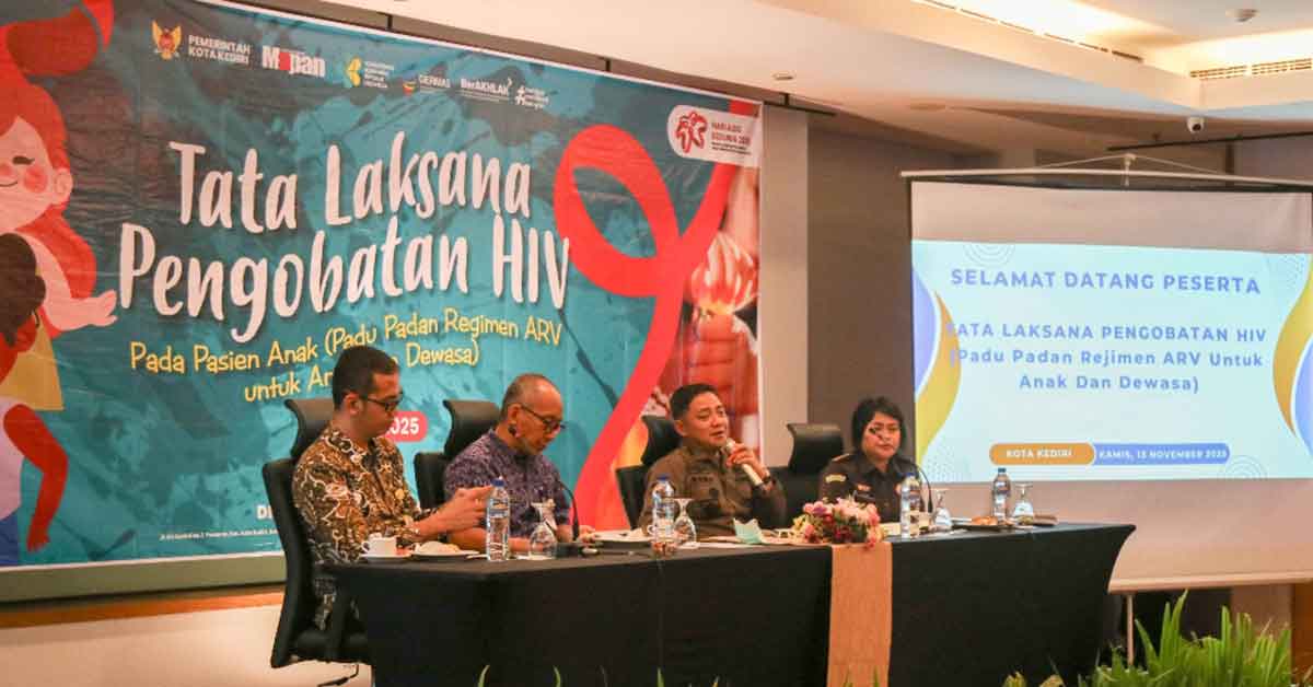 Pembinaan tata laksana pengobatan HIV yang digelar Dinkes Kota Kediri. Foto: Ist