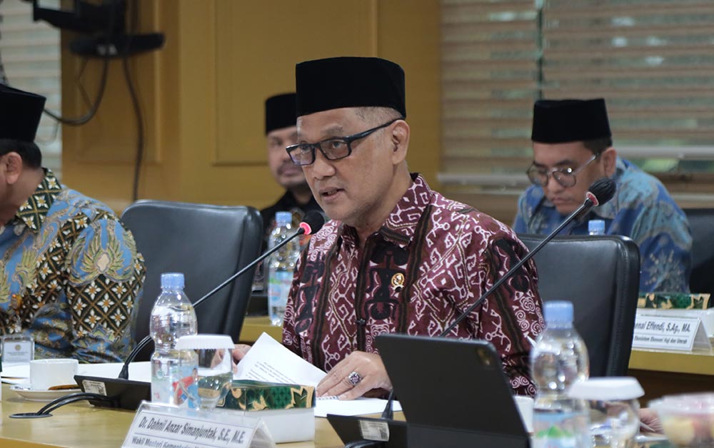 Raker dengan Komite III DPD RI, Menhaj Paparkan Progres Persiapan Haji dan Pelunasan Bipih