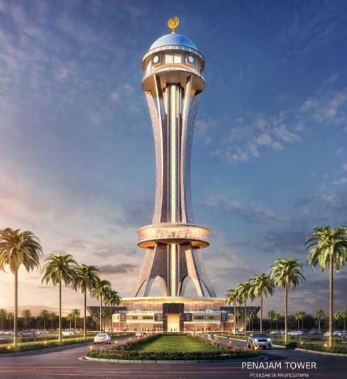 Desain bangunan Penajam Tower. Foto: disway