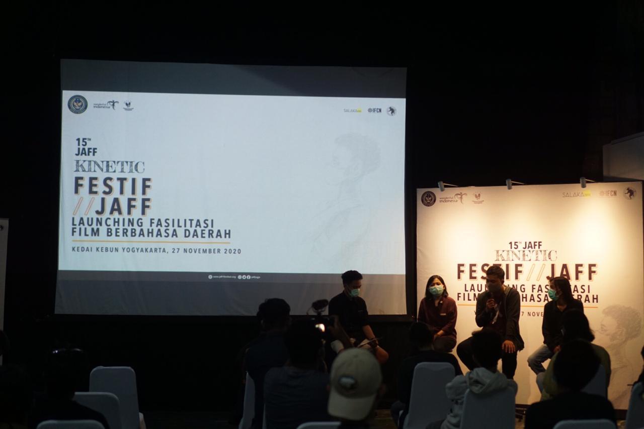 Launching Fasilitasi Film Berbahasa Daerah Festif x 15th JAFF (Jogja-NETPAC Asian Film Festival) "Kinetic". (foto: ist)