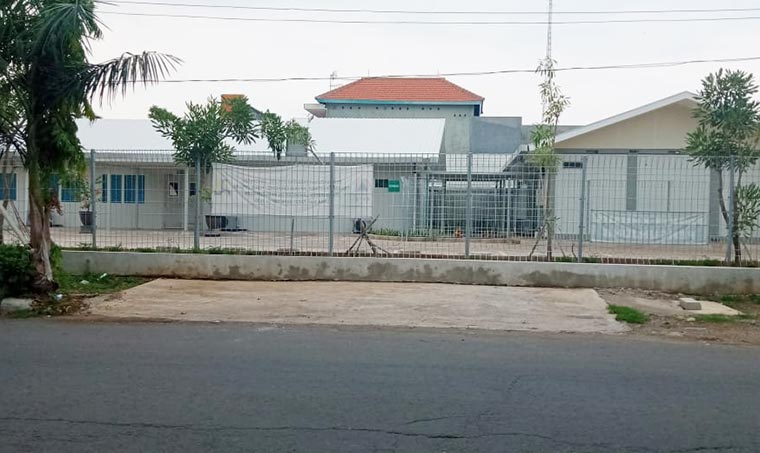 Gedung fasilitasi isolasi Covid-19 RSUD dr. Soegiri Lamongan.