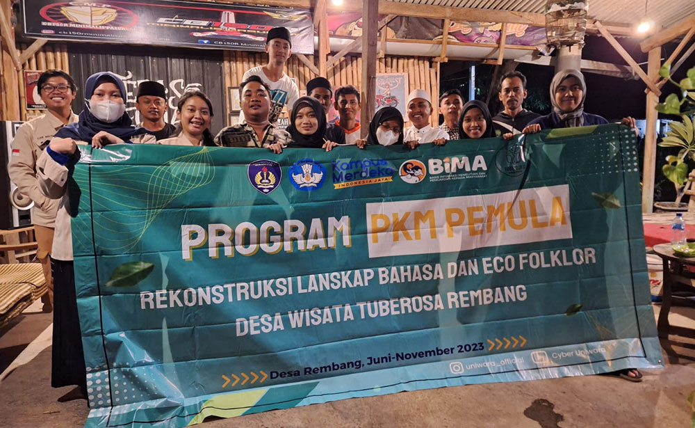 Uniwara menjalankan program pengembangan potensi Desa Rembang selama 2 tahun penuh.  
