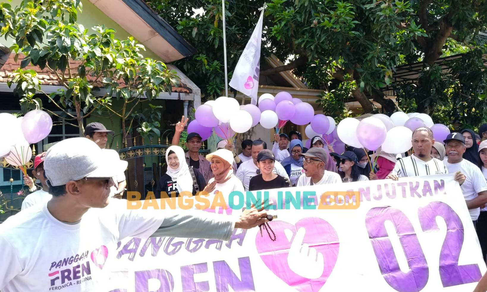 Di Kelurahan Banjaran Kota Kediri, Paslon Fren Janji akan Lanjutkan Prodamas