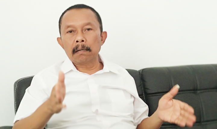 Ketua DPC PDIP Pacitan Eko Setyo Ranu. foto: YUNIARDI SUTONDO/ BANGSAONLINE