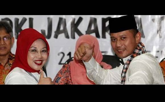 Agus Harimurti dan Sylviana Murni. foto: jpnn