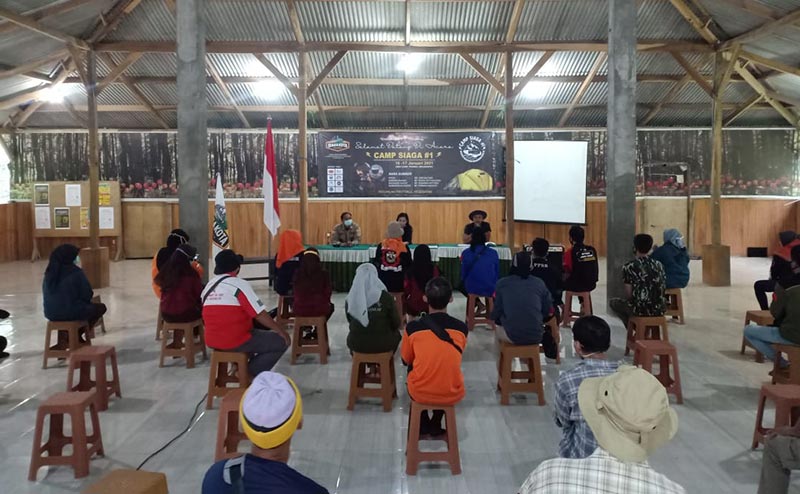 Para peserta yang ikut dalam kegiatan Siaga Camp#1.