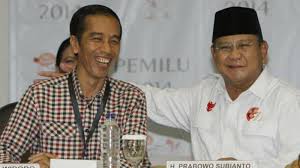 Jokowi dan Prabowo. Foto: tribunnews.com 