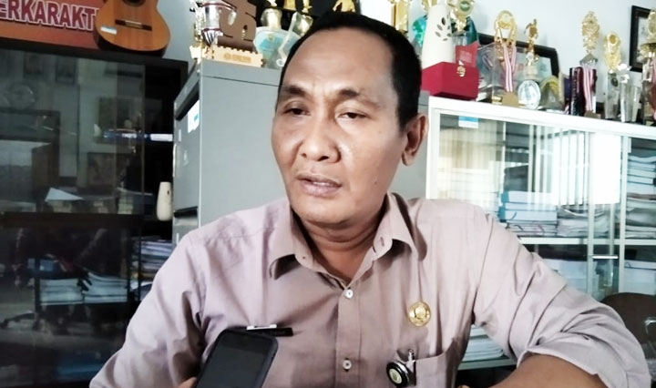 Kepala SMAN 3 Jember Rasyid Althaf saat dikonfirmasi wartawan, Kamis (16/1/2020) pagi.