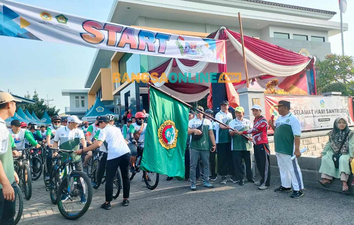 Refleksi Hari Santri Dan Sumpah Pemuda Ldii Gresik Gelar Fun Bike