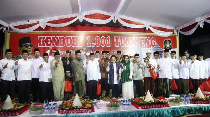 Kenduri 1.001 Tumpeng Warnai Haul Bung Karno ke-48