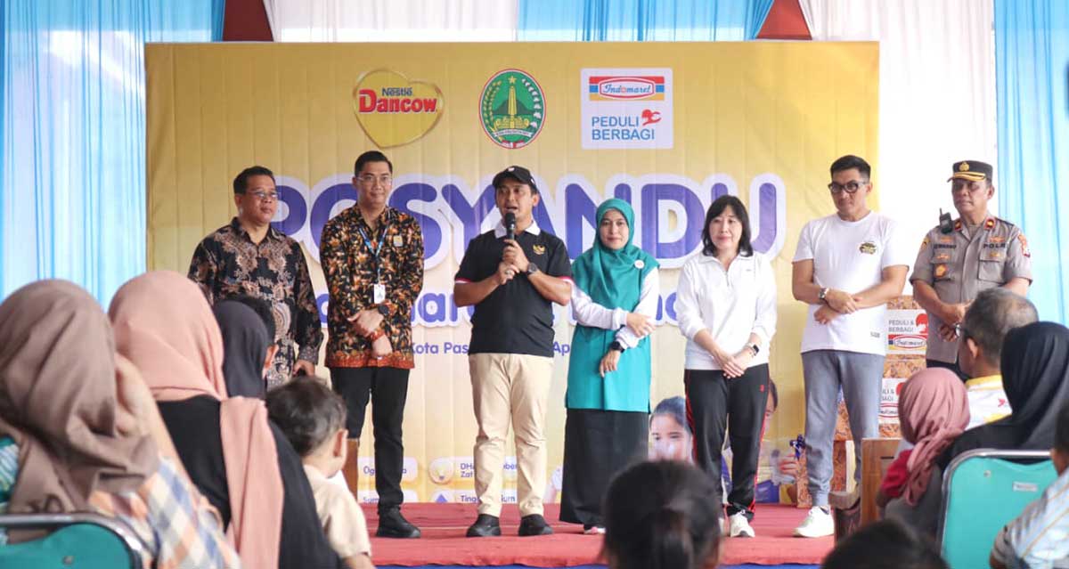 Wali Kota Pasuruan saat memberi sambutan.
