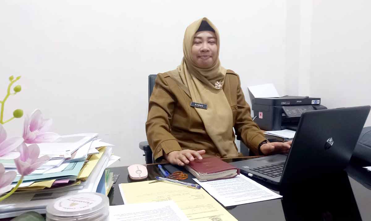 Sekretaris Disdikbud Kota Mojokerto, Febri Emayanti.