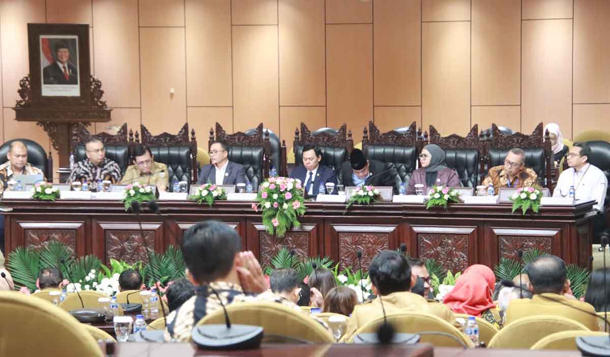 Dirjen Tata Ruang Kementerian ATR/BPN saat menghadiri Diseminasi BULD DPD RI.