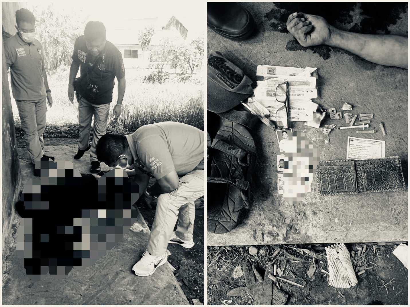 Petugas saat upaya identifikasi jasad korban