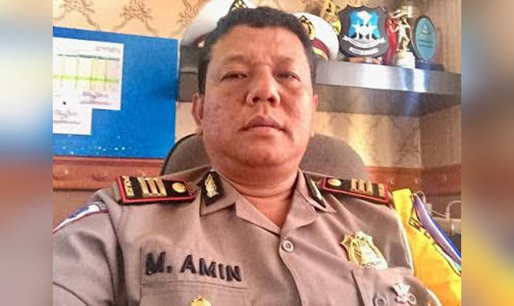 Kasatlantas Polres Pacitan, AKP M. Amin.