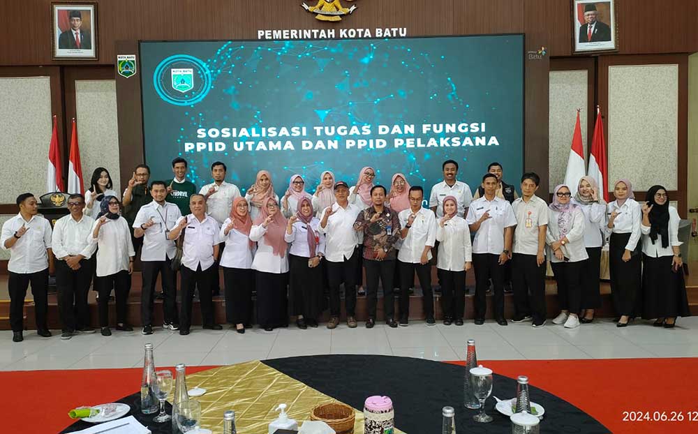 Tingkatkan Kompetensi PPID, Diskominfo Kota Batu Gelar Sosialisasi 