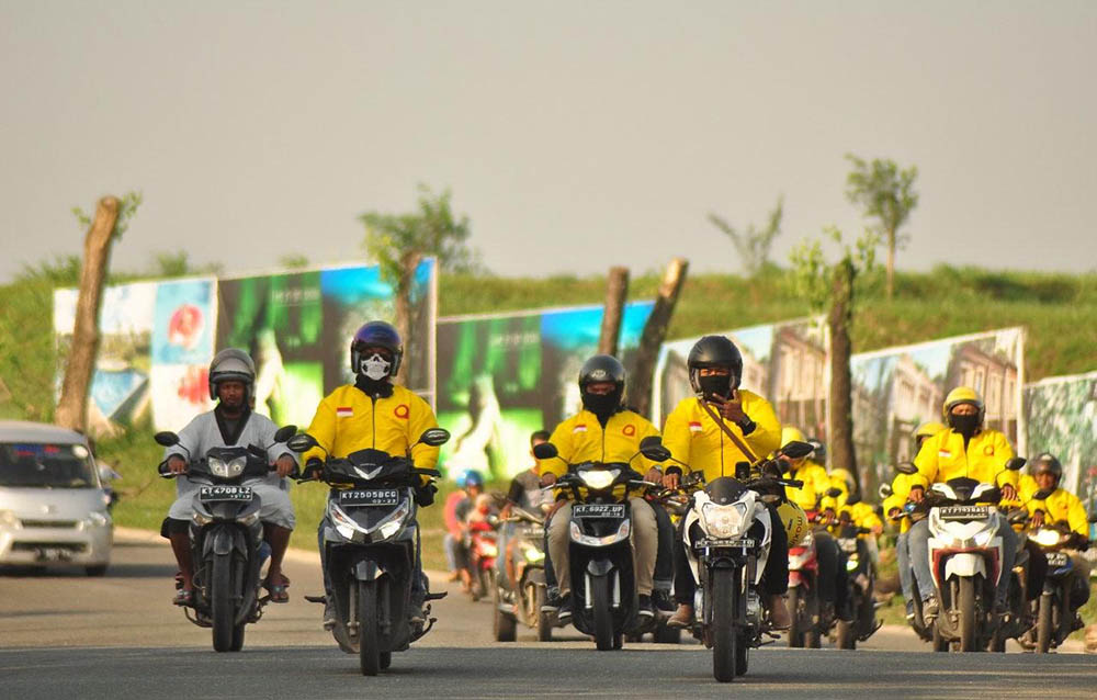 Para mitra Maxim yang kini merambah Probolinggo di Jawa Timur. foto: ist.