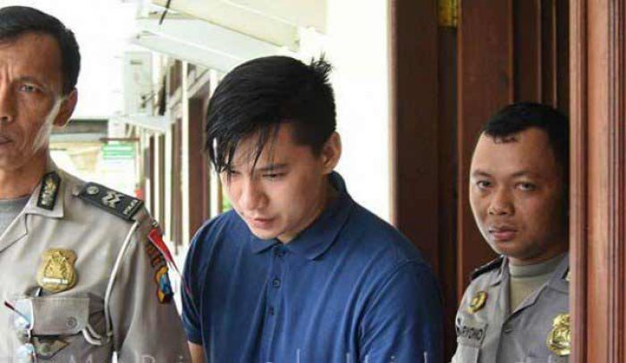 Wiyang Lautner, tersangka Lamborghini Maut. foto: ekoyono/ BANGSAONLINE