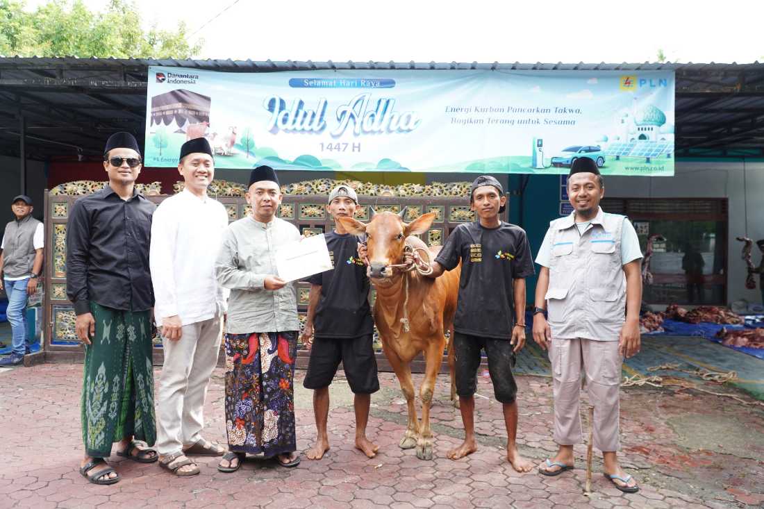 Salah satu sapi kurban PLN UP3 Madura