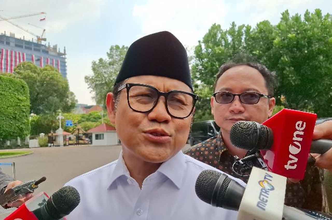 Ketua Umum PKB Muhaimin Iskandar saat di Istana Kepresidenan Jakarta, Minggu (31/8/2025). Foto: Inilah.com