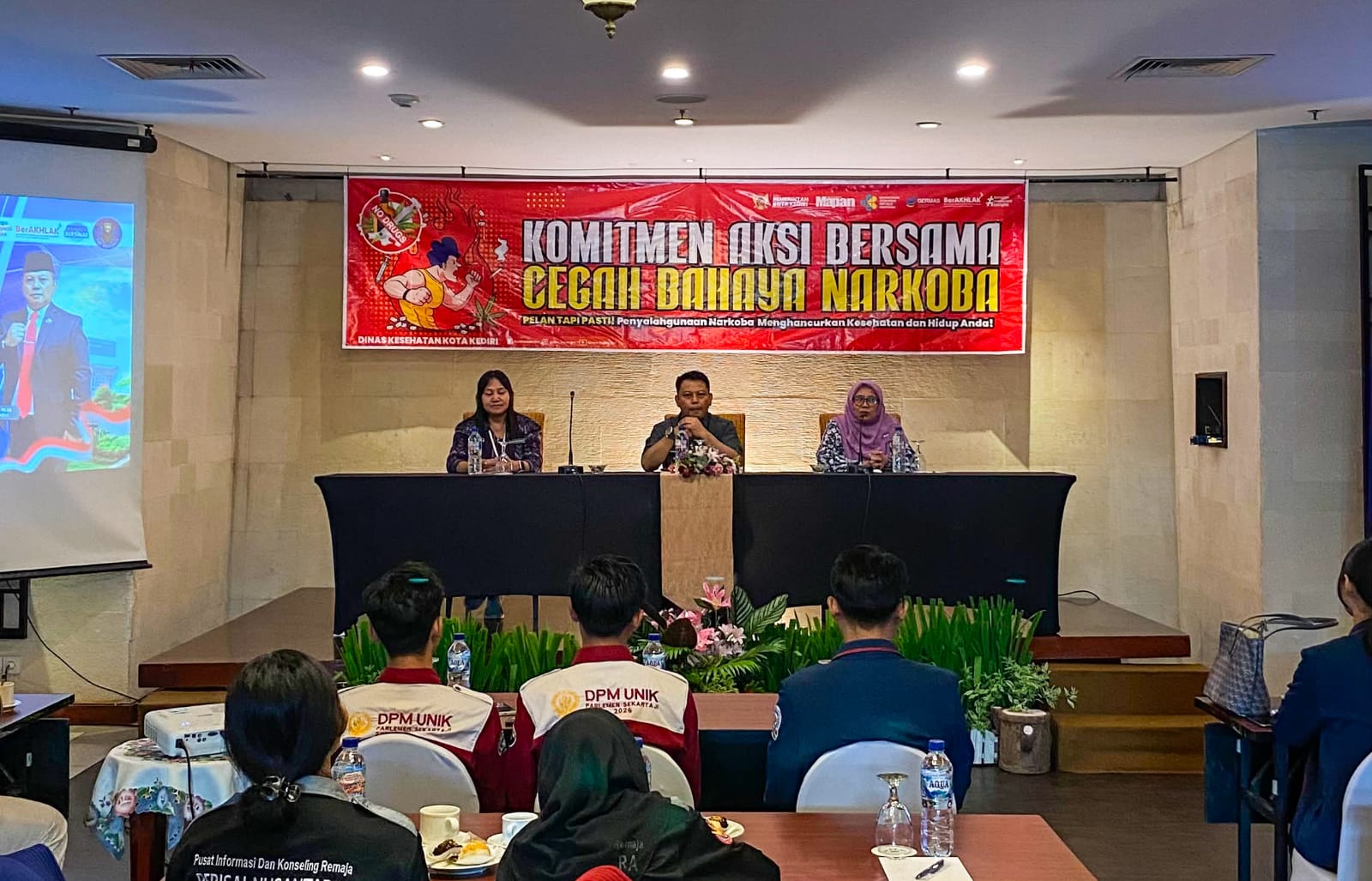  Kegiatan Komitmen Aksi Bersama Cegah Bahaya Narkoba. (Ist). 