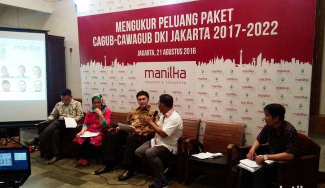Warga DKI Kecewa, Risma-Ahok Imbang, Inilah Hasil Survei Manilka Research and Consulting 