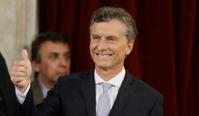 Presiden Argentina Mauricio Macri. ©2016 Merdeka.com/Reuters/Marcos Brindicci