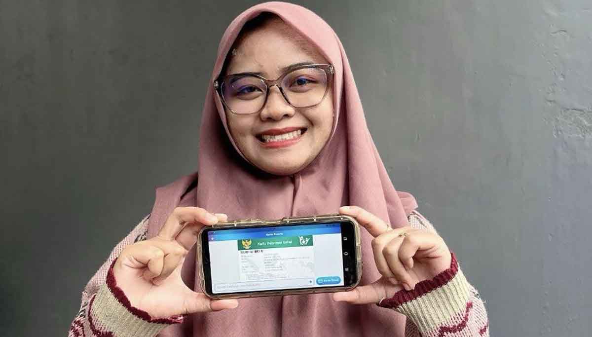 Salah satu peserta JKN atau Jaminan Kesehatan Nasional, Evi Dwi Santoso. Foto: Ist
