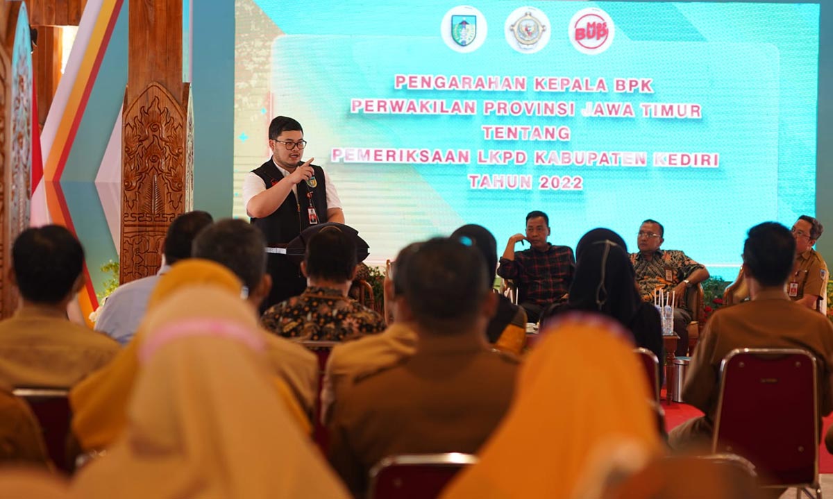 Kepala BPK Jatim Apresiasi Komitmen dan Keberanian Bupati Kediri