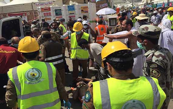 Satu WNI dikabarkan ikut menjadi korban. foto: twiter/kementerian pertahanan Arab Saudi