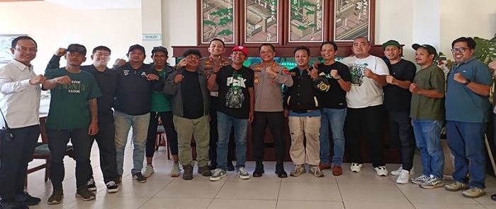 Koordinasi manajemen Persebaya, perwakilan Bonek dan Polrestabes Surabaya