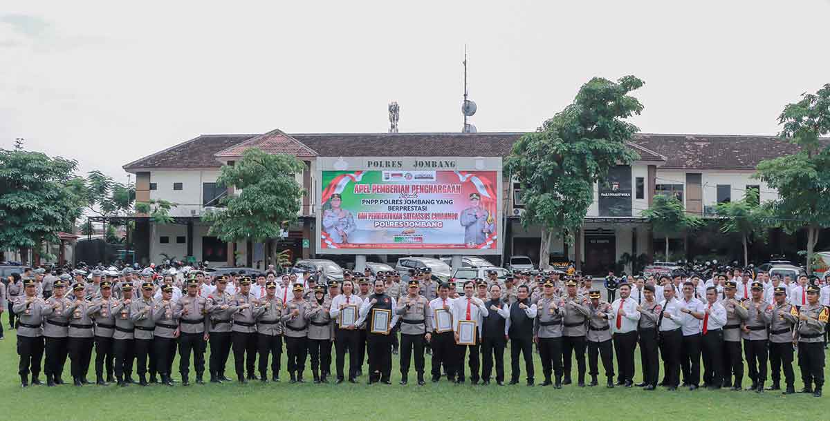 Peresmian Satgassus Curanmor di Mapolres Jombang.