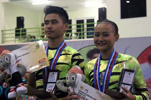 Tekuni Gimnastik, Jadi Juara Tingkat Asia
