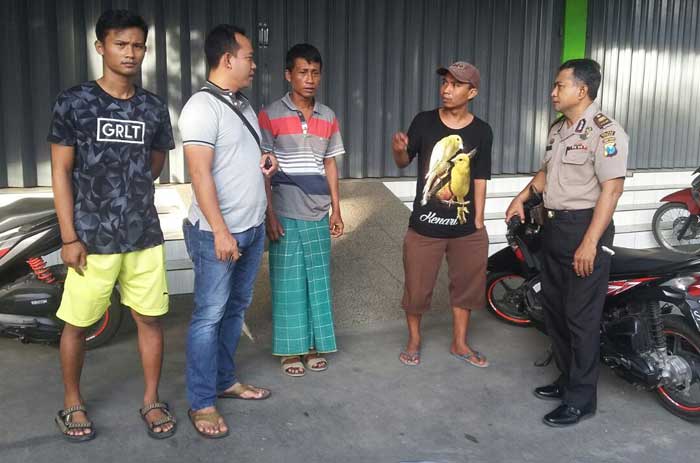 Lokasi hilangnya kendaraan korban.