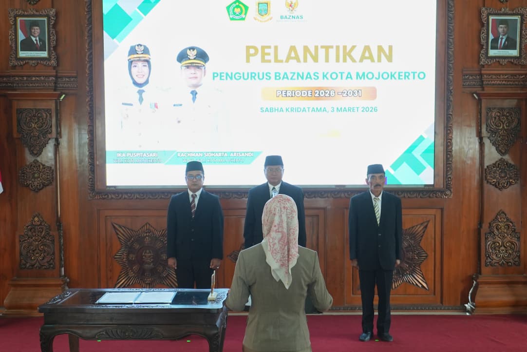 Pelantikan pengurus Baznas Kota Mojokerto