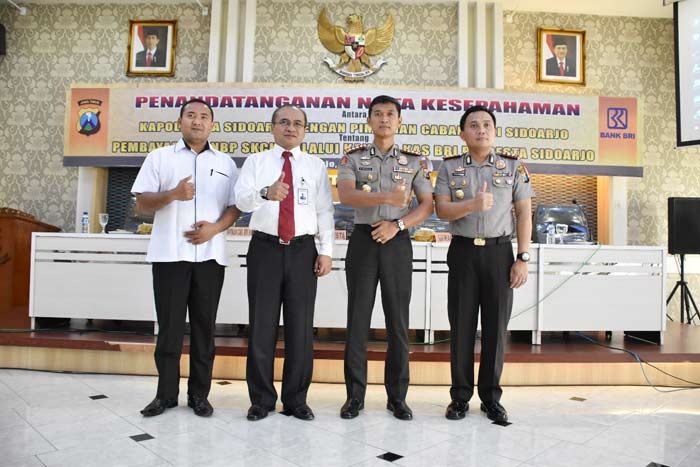 Transparansi Pelayanan Publik, Polresta Sidoarjo dan BRI MoU