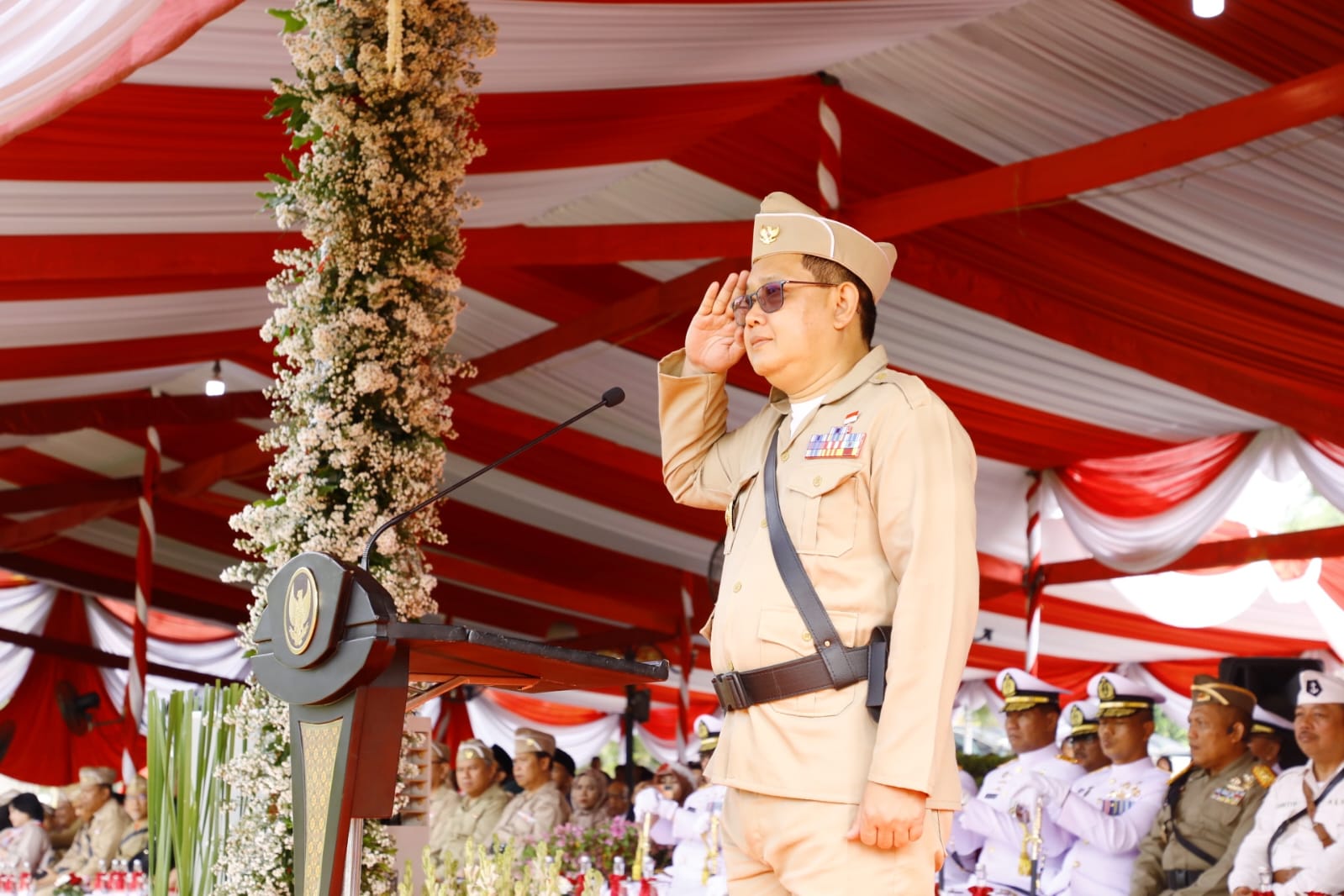 Pj Gubernur Jatim Maknai Hari Pahlawan Sebagai Momentum Implementasi Sifat Dan Nilai Kepahlawanan