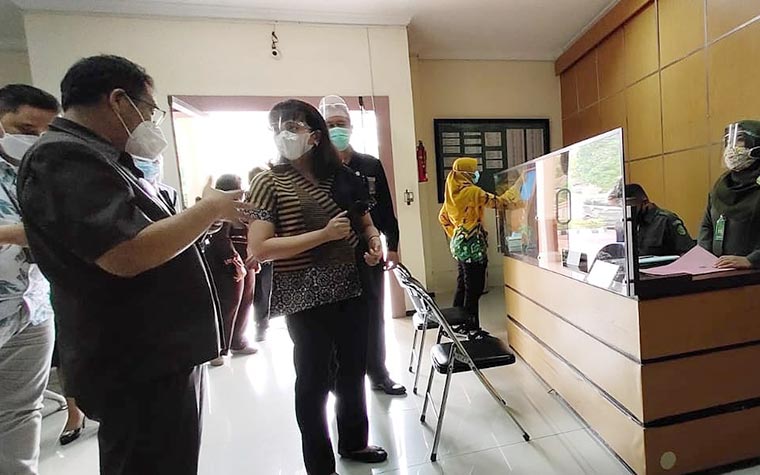 Tim Analisis Kebijakan Kemenpan-RB saat mengunjungi Pengadilan Negeri Jombang.