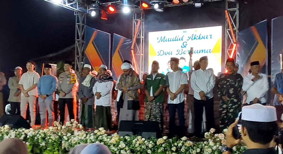 Doa bersama yang digelar GP Ansor Kota Probolinggo.