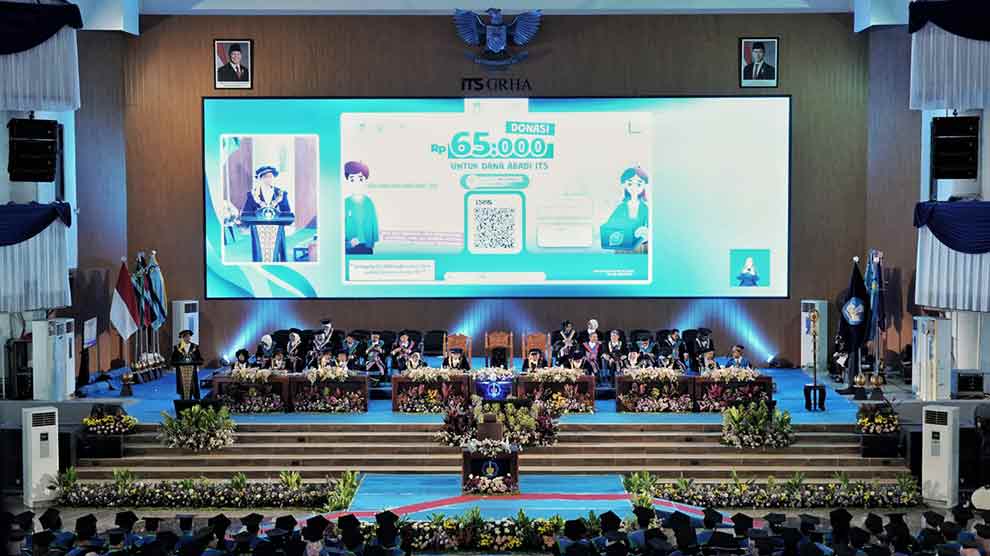 ITS Terima Donasi Dana Abadi Rp177 Juta dari Momen Wisuda ke-132