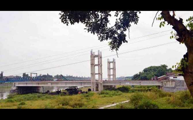 Jembatan Brawijaya, satu dari tiga mega proyek yang disorot dewan. foto: ist