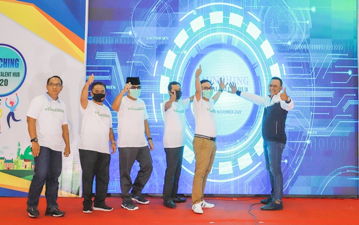 Bupati Baddrut Tamam me-launching Milenial Talent Hub 2020 bersama Wakil Bupati Raja