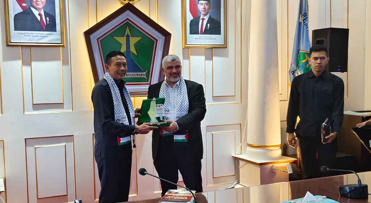 Wali Kota Malang saat bersama delegasi Palestina.