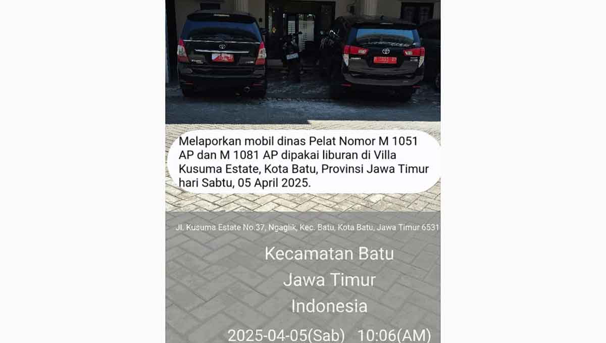 Unggahan foto yang viral di media sosial.
