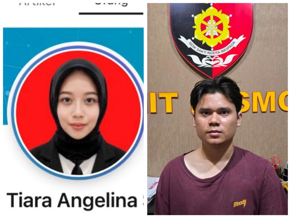 Tampang pelaku (kanan) dan korban